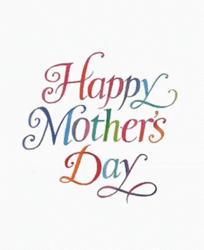 Mother's Day Greeting Card With Hearts GIF