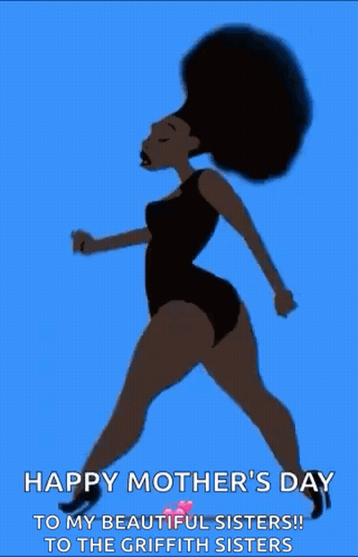 Mother's Day Greeting Card Woman In Bathing Suit GIF