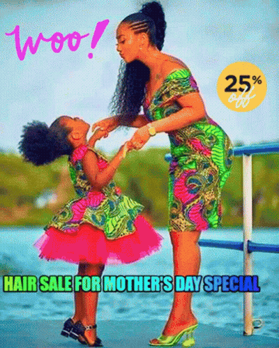 Mother's Day Hair Sale Advertisement GIF