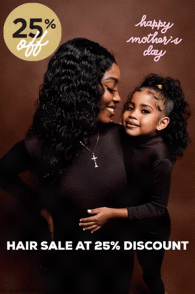Mother's Day Sale Woman And Child GIF