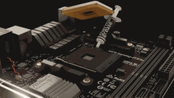 Motherboard Cpu Glue Animation