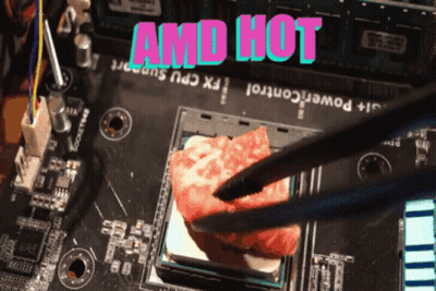 Motherboard Saying AMD Hot GIF