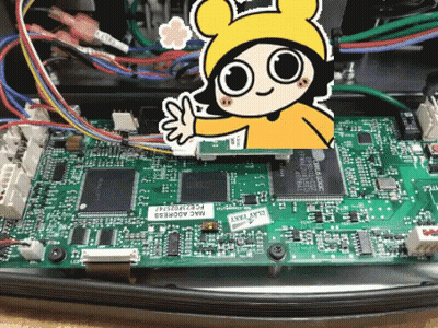 Motherboard With Cartoon Character Sticker GIF