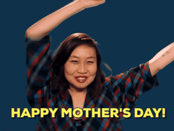 Mothers Day Funny Girl Cheering Out GIF 