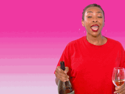 Mothers Day Funny Mom Drinking Alone GIF