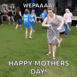 Mothers Day Funny Mom Drunk Dancing GIF