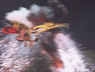 Mothra Monster Explode GIF