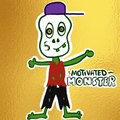 Motivated Monster GIF