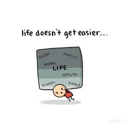 Motivational Digital Text On Feeling Better  GIF