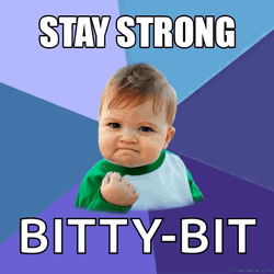 Motivational Monday Bitty Bit Baby GIF