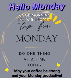 Motivational Tips For Monday GIF