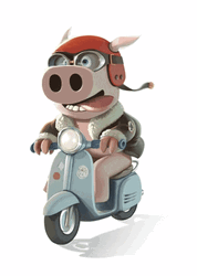 Moto Moto Madagascar Hipo Driving Motorcycle GIF