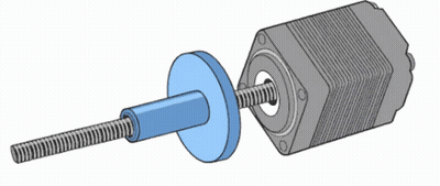 Motor With Blue Washer GIF