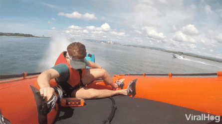 Motorboat Flipped Accident GIF