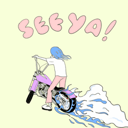 Motorcycle Burnout See Ya GIF