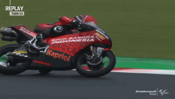 Motorcycle Race Crash GIF