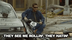 Motorcycle Riding Jensen Ackles They See Me Rollin GIF