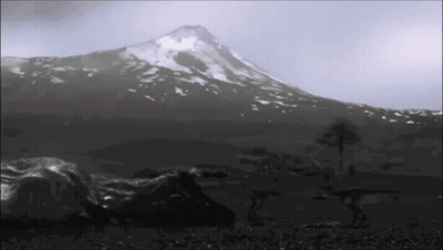 Mountain Covered In Snow GIF
