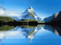 Mountain In Water Mirror