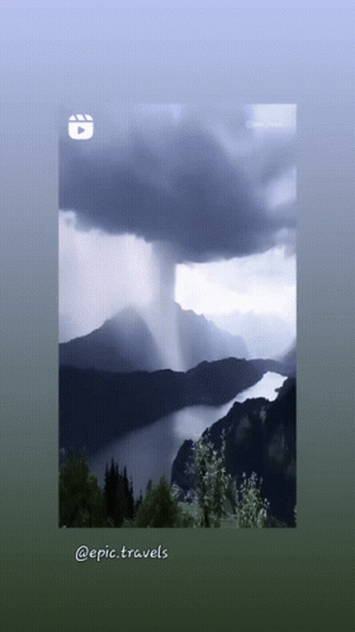 Mountain Range With Epic Travels GIF