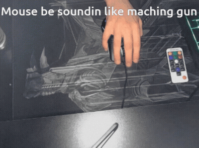Mouse Be Sounding Like Machine Gun GIF