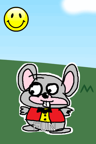 Mouse Drawing With Word Fun GIF