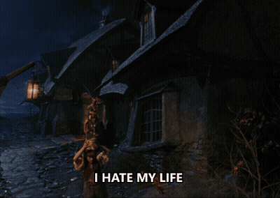 Mouse Holding Whip Saying If I Had A Life I'd Hate It GIF