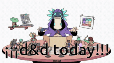 Mouse In Blue Hat And Red Robe Holding Sword GIF
