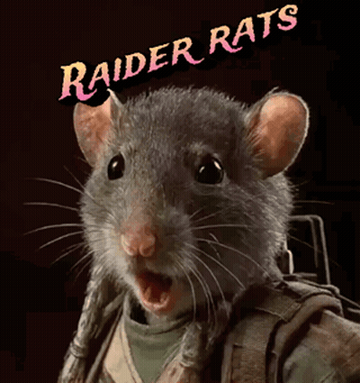 Mouse In Heart Mirror With Crazy GIF