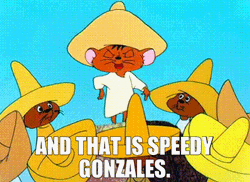 Mouse Talking About Speedy Gonzales GIF