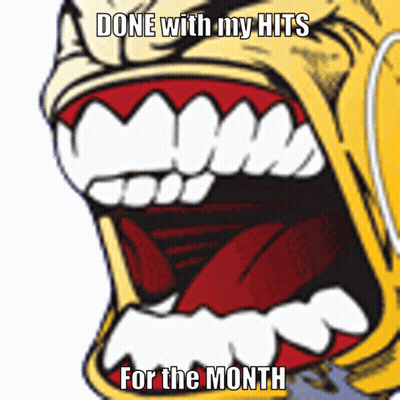 Mouth Done With My Hits For The Month GIF