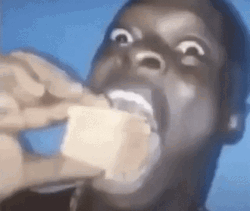 Mouth Full Of Crackers  GIF