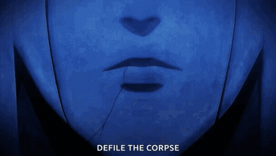 Mouth Saying Defile The Corpse GIF