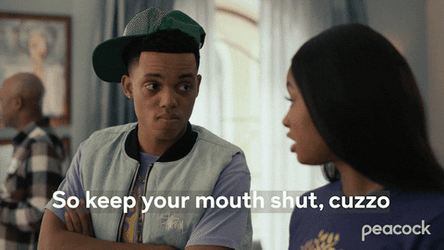 Mouth Shut Bel Air Jabari Banks Coco Jones GIF