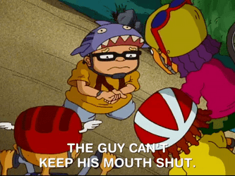 Mouth Shut Rocket Power Characters GIF