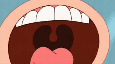 Mouth With Pink Tongue Sticking Out GIF