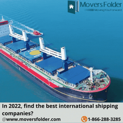 Movers Folder Ad With Cargo Ship GIF