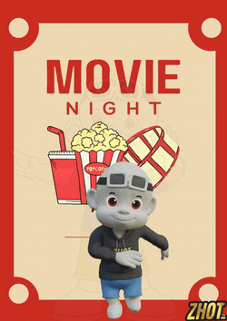Movie Time Film Night GIF