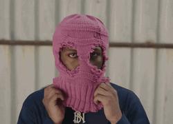 Moving Bonnet Man Head Disappear GIF
