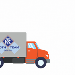 Moving Day Animated Truck Slow Motion GIF