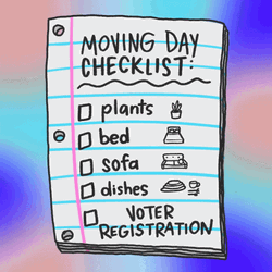 Moving Day Checklist Voter Registration