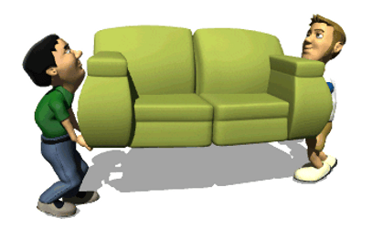 Moving Day Lift Couch Animation GIF