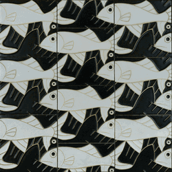 Moving Fishes Optical Illusion GIF