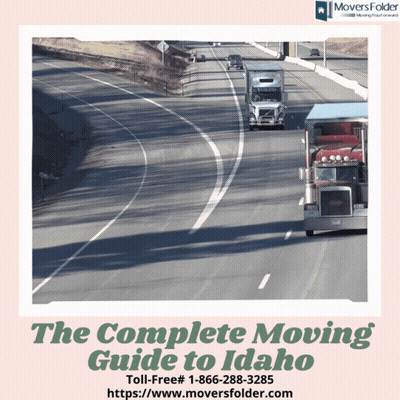 Moving Guide Idaho Trucks On Road GIF