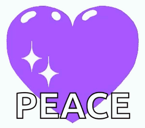 Moving Heart Of Peace GIF