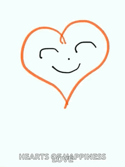 Moving Hearts Of Happiness GIF