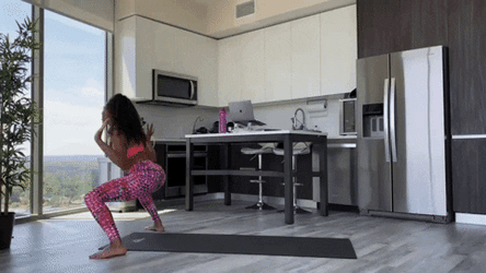 Moving Jumping Squats GIF