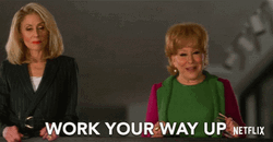 Moving On Up Bette Midler Hadassah Gold GIF