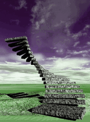 Moving On Up Endless Staircase GIF