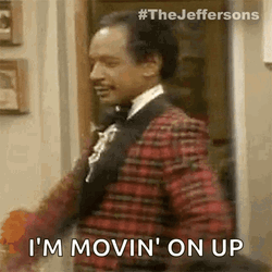 Moving On Up Sherman Hemsley The Jeffersons GIF | GIFDB.com